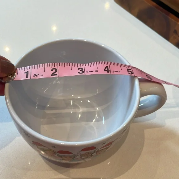 NWOT Golden Girls Ceramic Soup Bowl/Mug. Merry Christmas, White - Picture 3 of 4